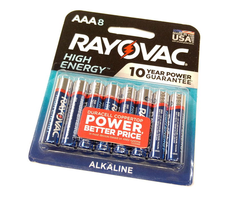 Rayovac AAA - 8 pack 824-8K - Click Image to Close