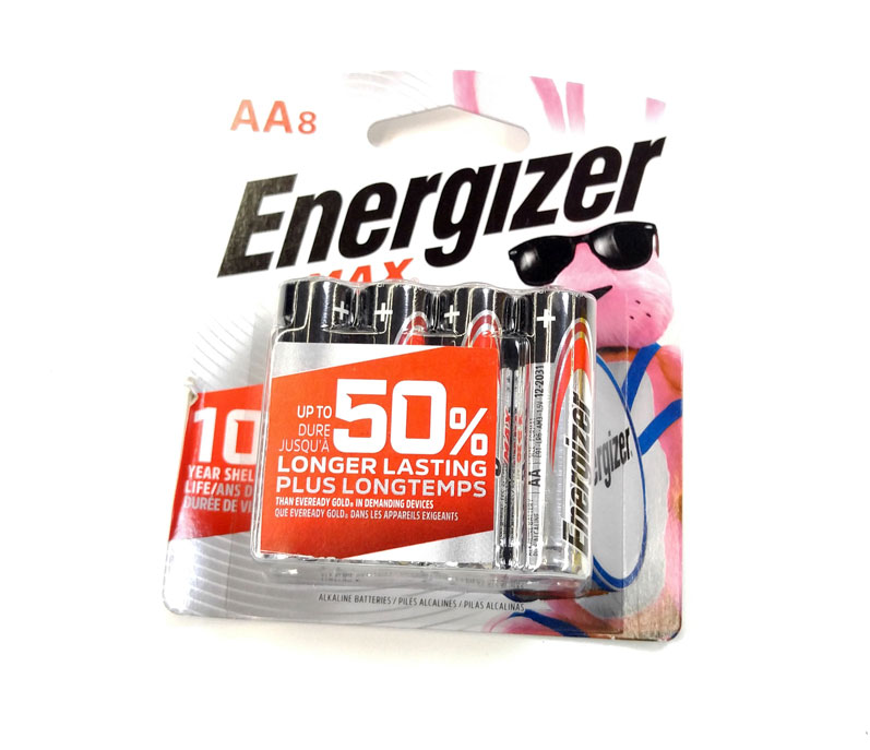 Energizer AA - 8 pack E91MP-8 - Click Image to Close