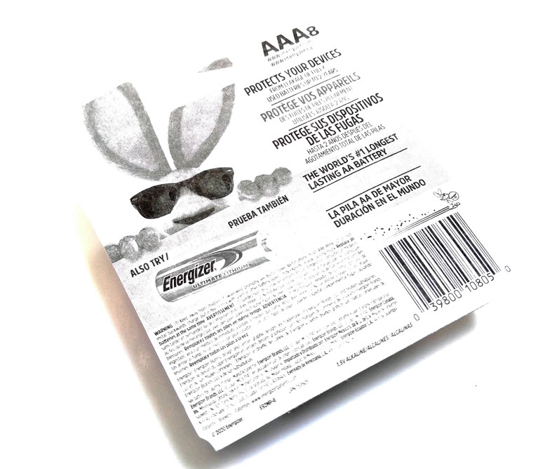 Energizer AAA - 8 pack E92MP-8