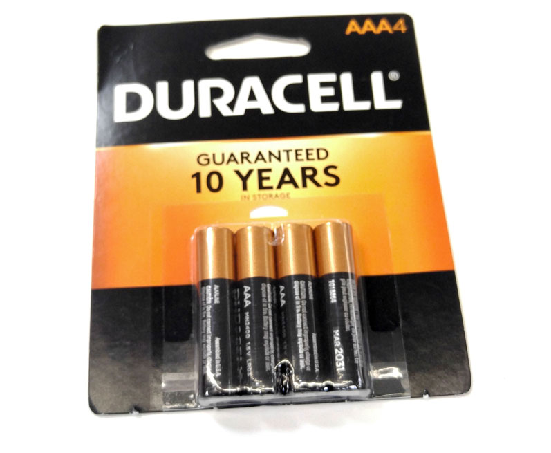Duracell AAA - 4 Pack MN2400B4 - Click Image to Close