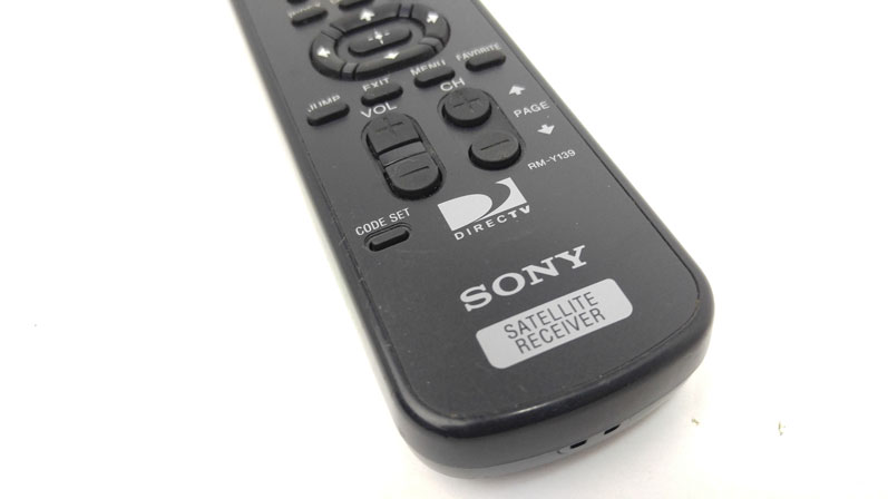 Sony Satellite receiver Remote control - RM-Y139 - Click Image to Close
