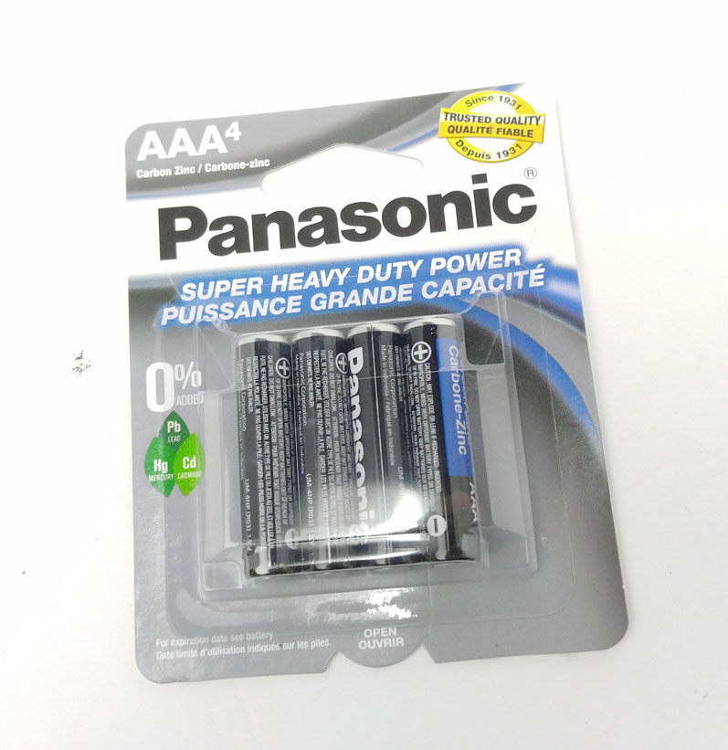Panasonic Super heavy duty AAA - 4 pack UM-4NPA/4B